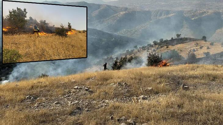 Şırnak'ta örtü yangını denetim altına alındı! Soğutma çalışmaları devam ediyor