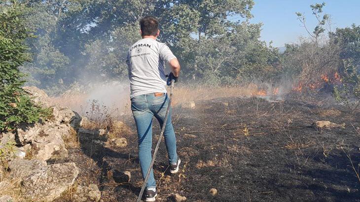 Tokat'ta arazi yangını denetim altına alındı! Soğutma çalışmaları devam ediyor