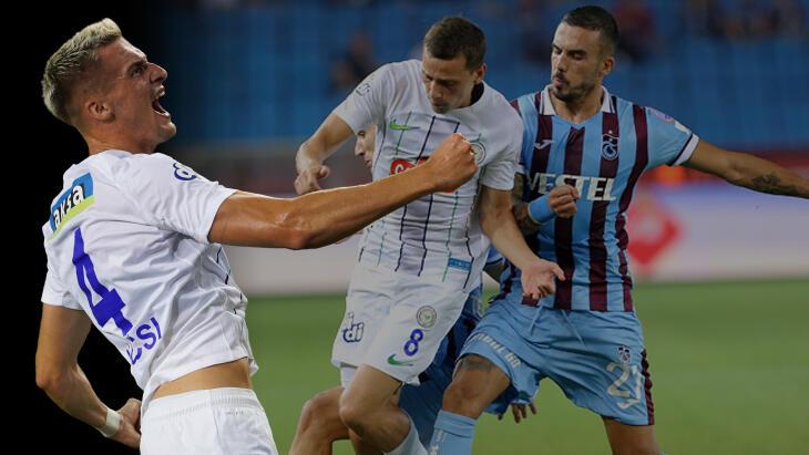 Trabzonspor - Rizespor maçında yeni transfer gösteri yaptı! Muhteşem Lig tarihinde bir birinci
